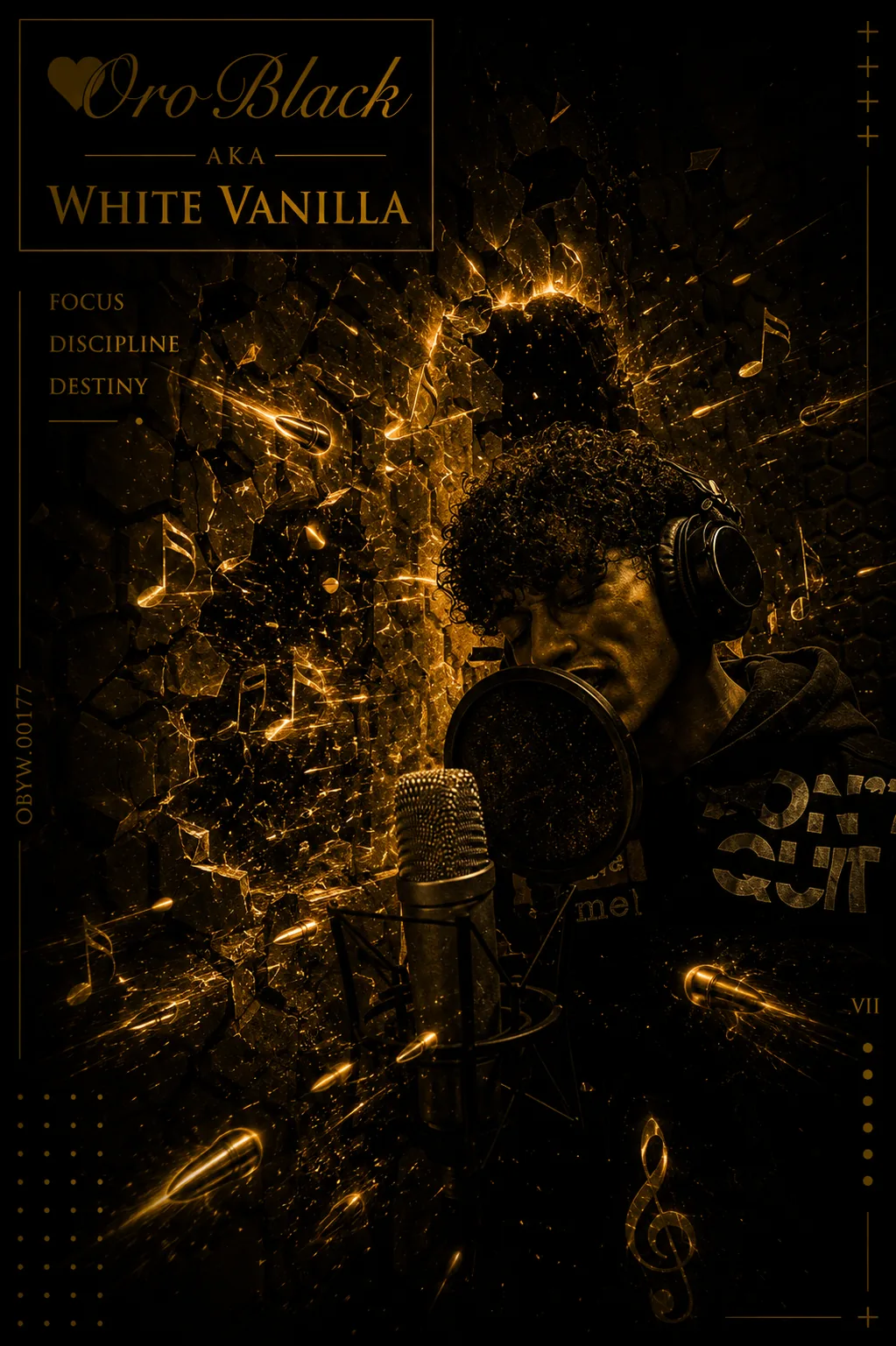 OroblackAkaWhiteVanilla microfono musica